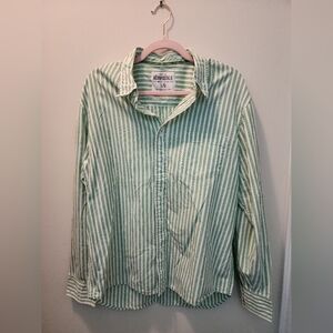 Aeropostale Green Striped Men's Shirt